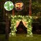 Artificial Ivy Garlands with String Light Fake Vines for Bedroom Decor Ivy Leaves Greenery Faux Hanging Plants Green Flowers Decor for Home Kitchen Garden Office Wedding Wall